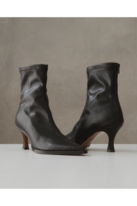 black vegan leather boots, the original boot
